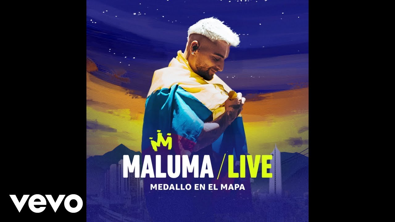 Maluma - Felices los 4 (Medallo en el Mapa LIVE - Audio)