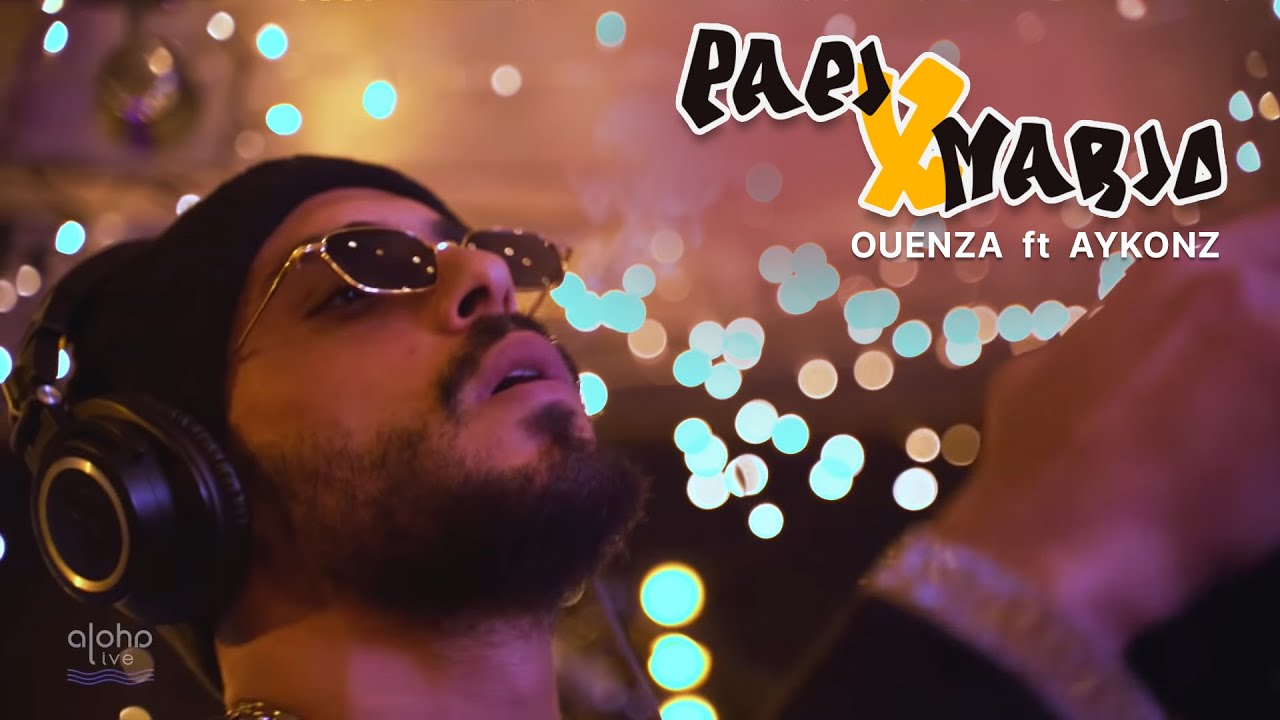 Ouenza | "Papi x Mario" x AYKONZ ( Live Performance) | #AlohaLive