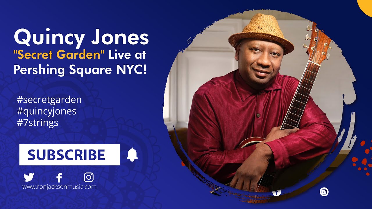 Quincy Jones, "Secret Garden" Live at Pershing Square NYC! #secretgarden #quincyjones #7strings