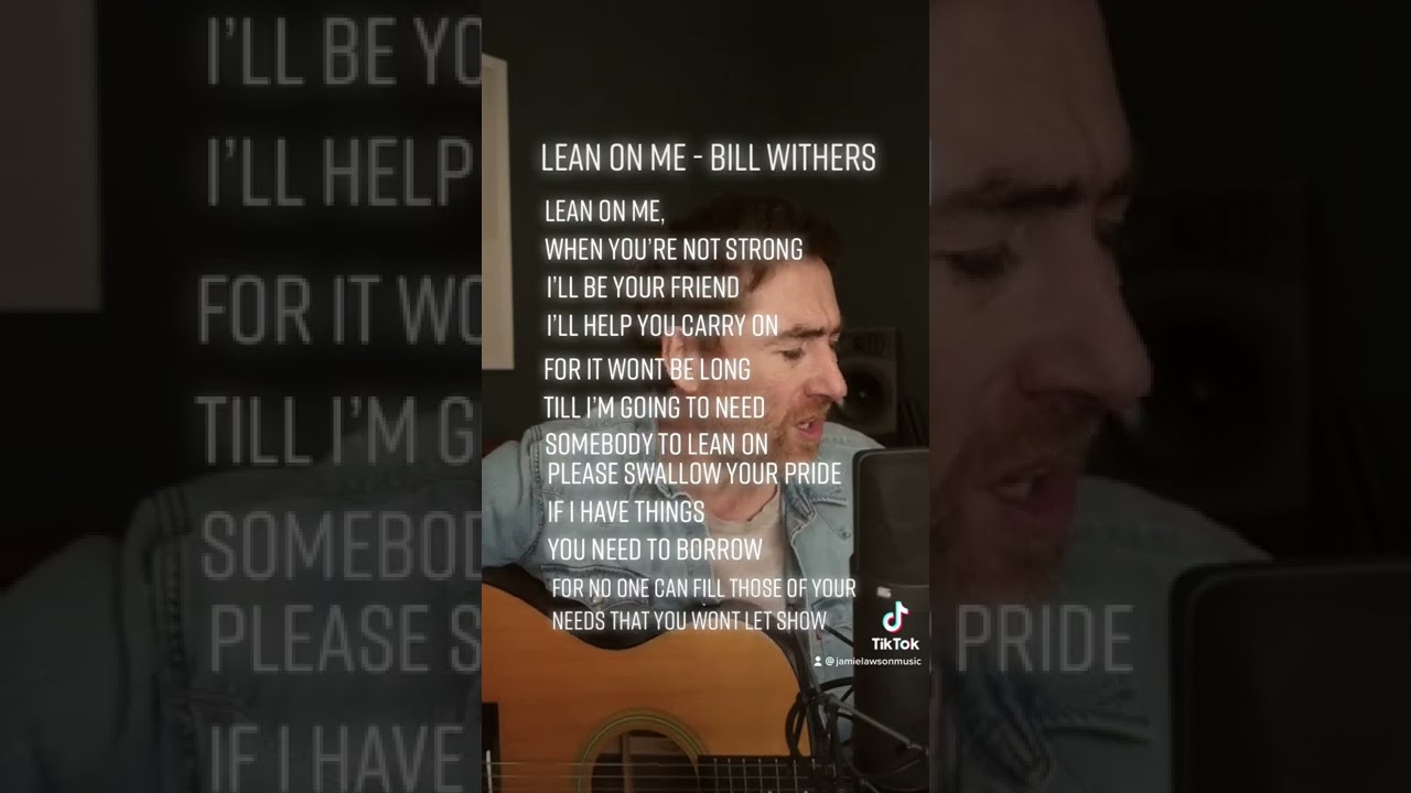 Jamie lawson - Lean On Me, Bill Withers cover
