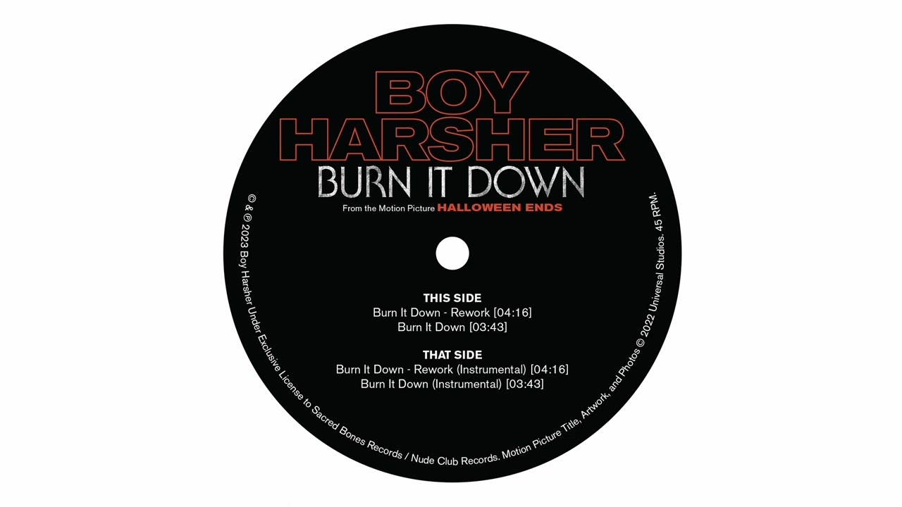 Boy Harsher - Burn It Down [Rework] (Official Audio)