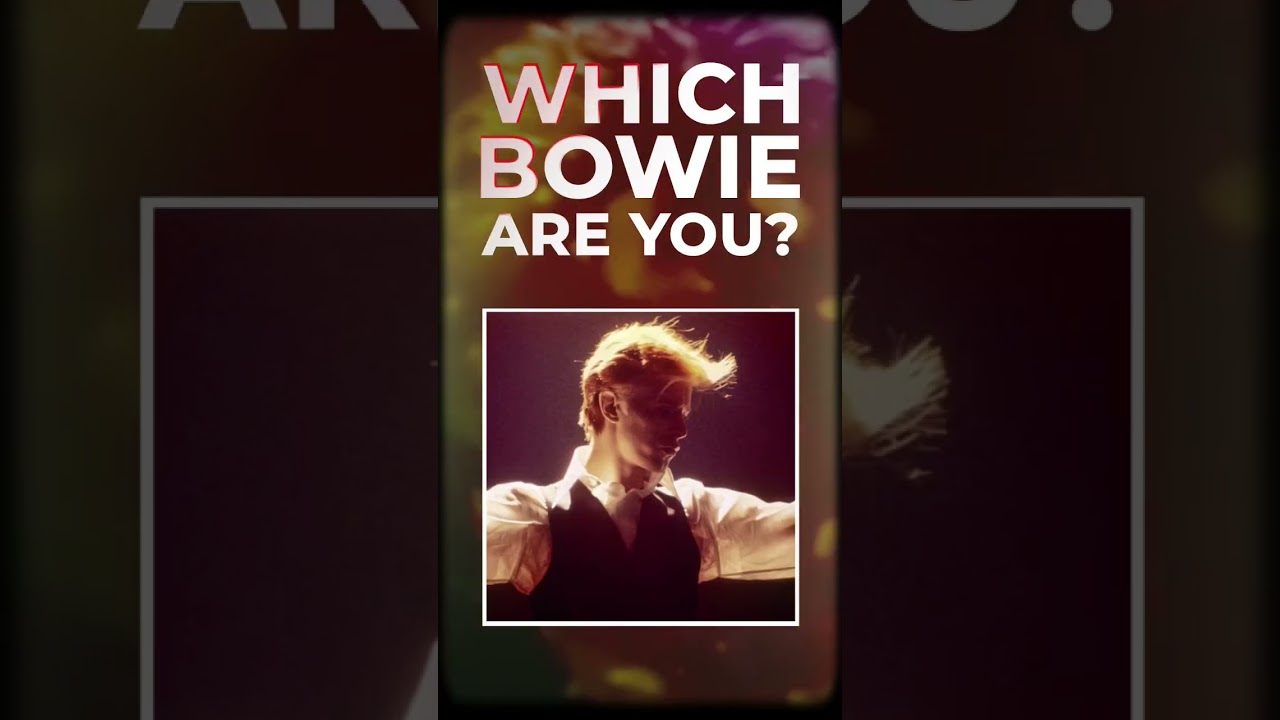 Bowie personality test. Which Bowie will you be? Find out now #youtubeshorts #shorts #davidbowie
