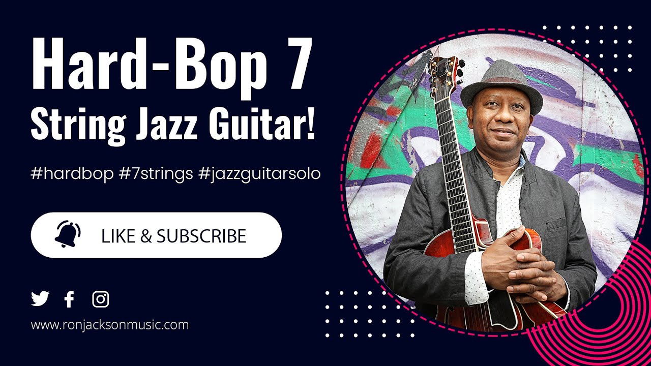 Hard-Bop 7 String Jazz Guitar!🎸🎶 #hardbop #7strings #jazzguitarsolo