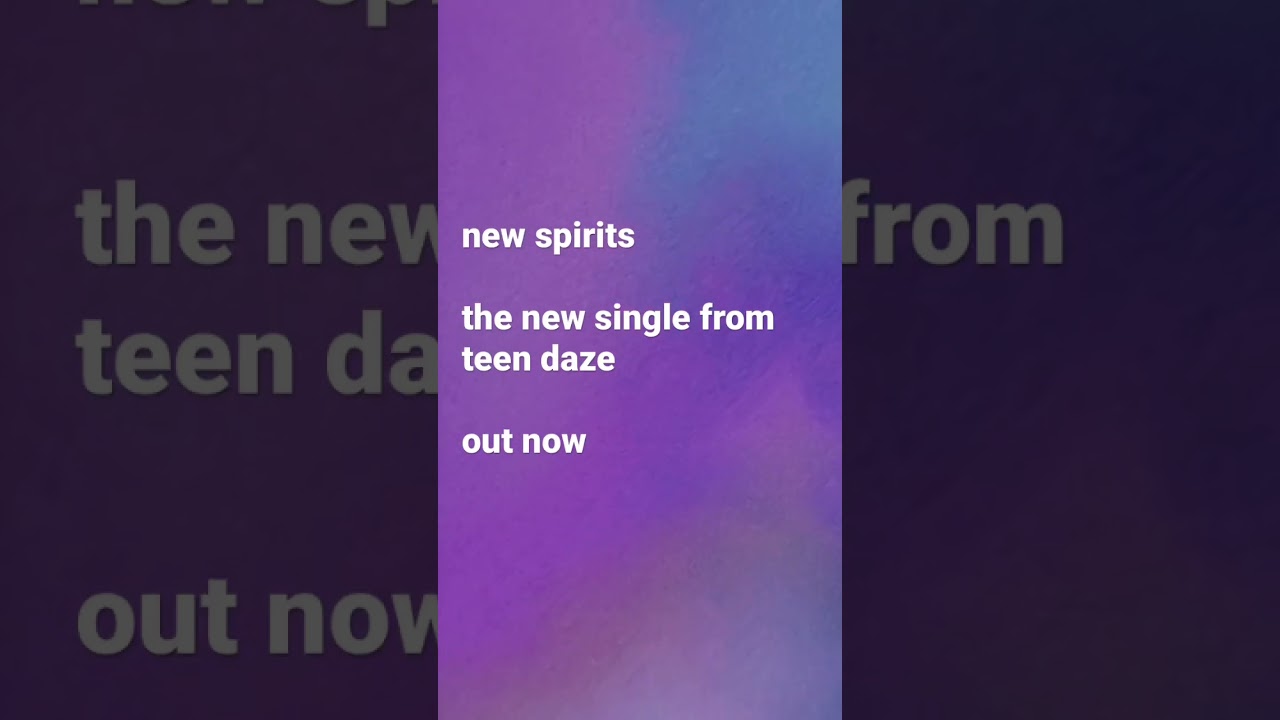 New Spirits is out now!