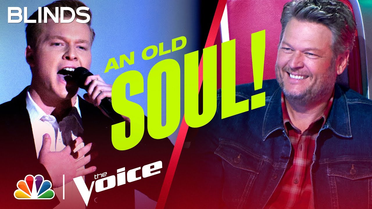 Austin Montgomery Sounds Like Elvis on Hank Williams' "I Can't Help It" | Voice Blind Auditions 2022