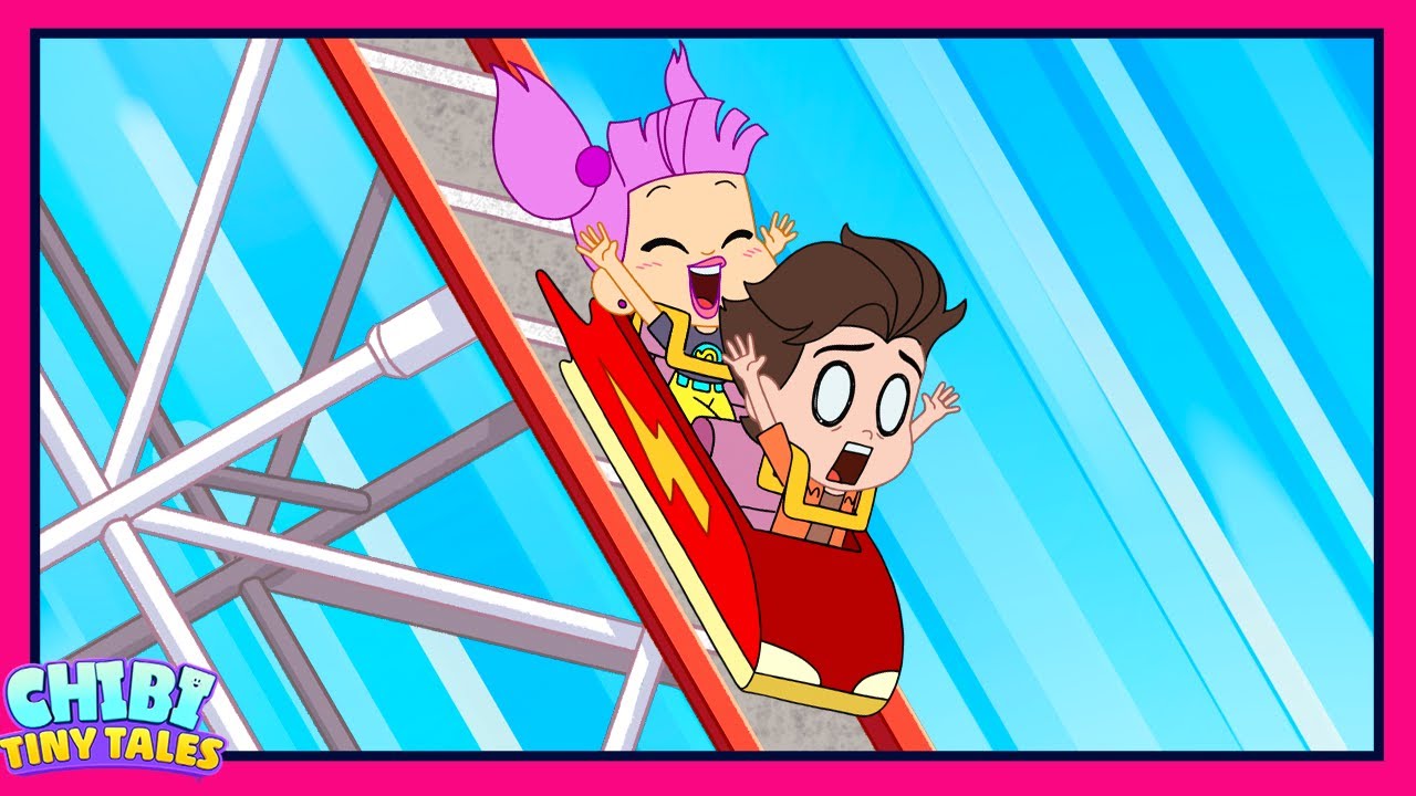 Rollercoaster Romance 💕 | Chibi Tiny Tales | Hamster & Gretel | Disney Channel Animation
