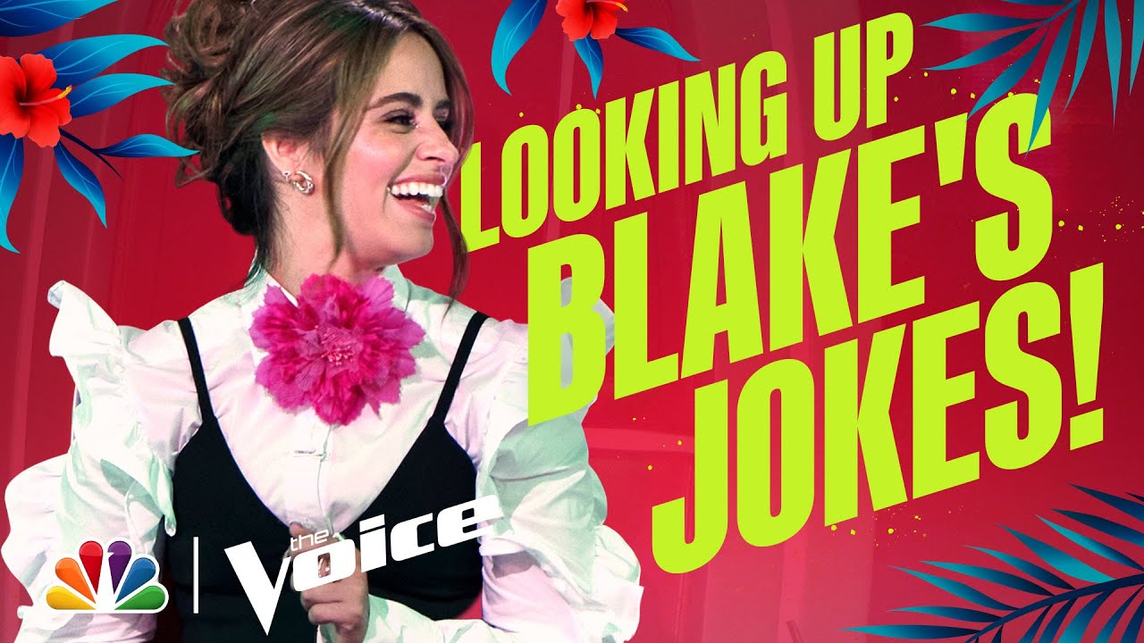 Camila Totally Gets All of Blake's References | NBC's The Voice Blind Auditions 2022 Outtakes