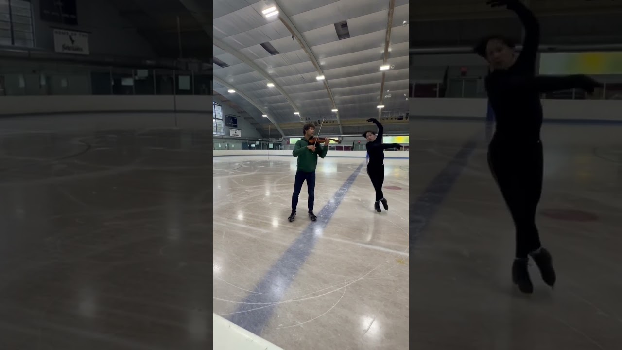 freestyle with US champion Johnny Weir