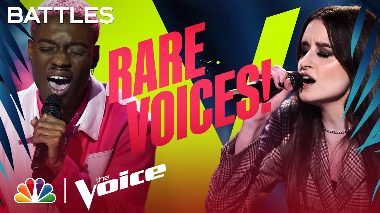 Eric Who vs. Sydney Kronmiller on Lady Gaga's "Paparazzi" | NBC's The Voice Battles 2022