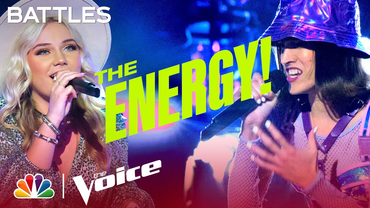 Emma Brooke vs. Nia Skyfer on Tate McRae's "she's all i wanna be" | The Voice Battles 2022
