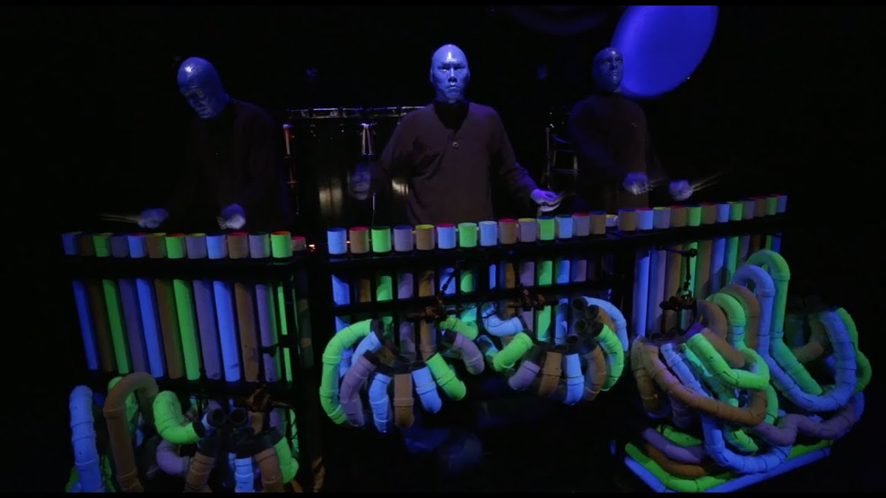 Blue Man Group PVC in Black Lights 🤯  | Blue Man Group Music Video