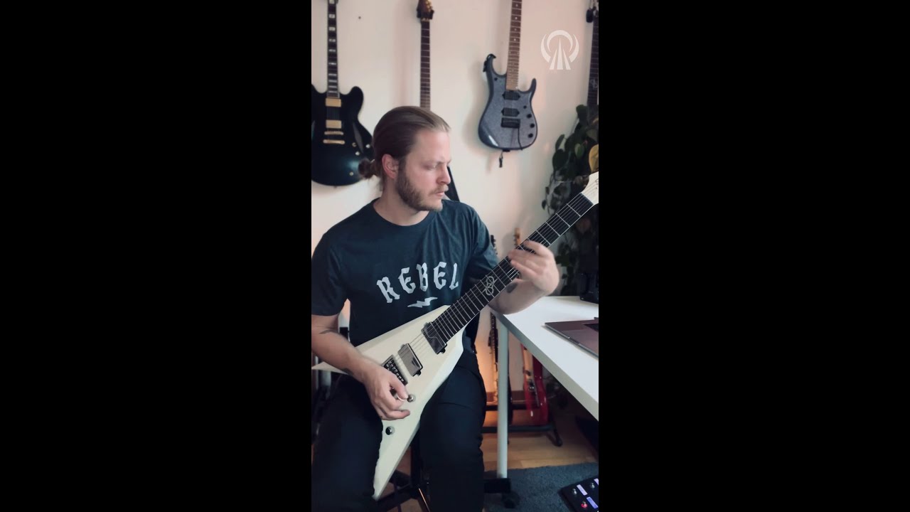 "Exile Of The Gods" Guitar Solo Playthrough by Jonas Wolf