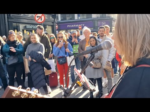 LIVE STREET CONCERT In Dublin Ireland - Allie Sherlock
