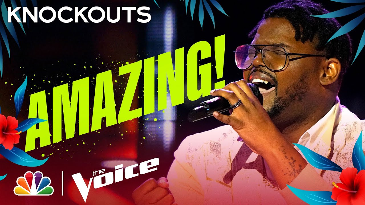 Justin Aaron's Personality Shines on Tevin Campbell's "Can We Talk" | The Voice Knockouts 2022
