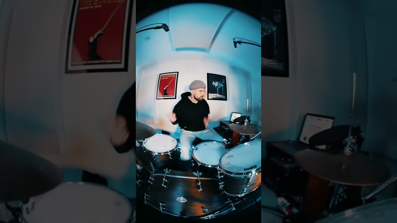 Effects created live running drums through distortion and lfo pedals #shorts #drumfx #drums