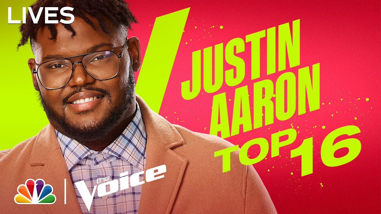 Justin Aaron Performs Luther Vandross' "Here and Now" | NBC's The Voice Top 16 2022
