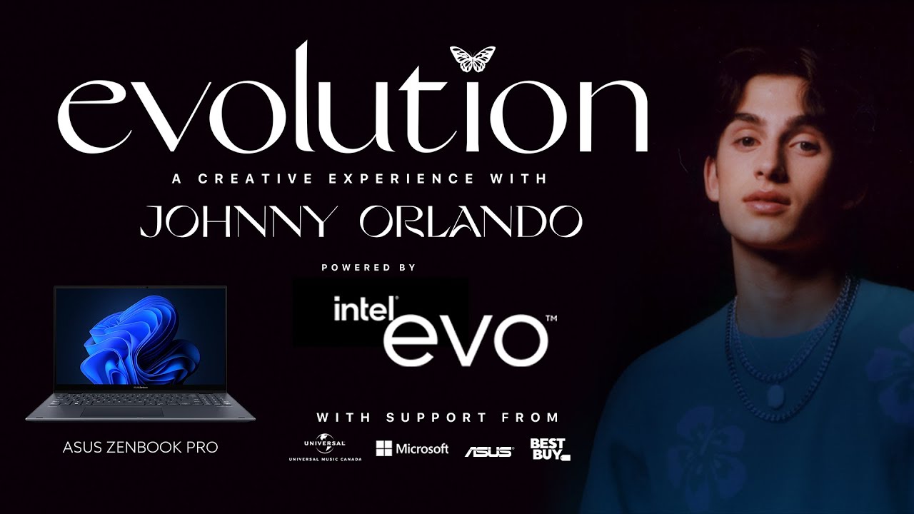 A Creative Experience with Johnny Orlando powered by Intel Evo