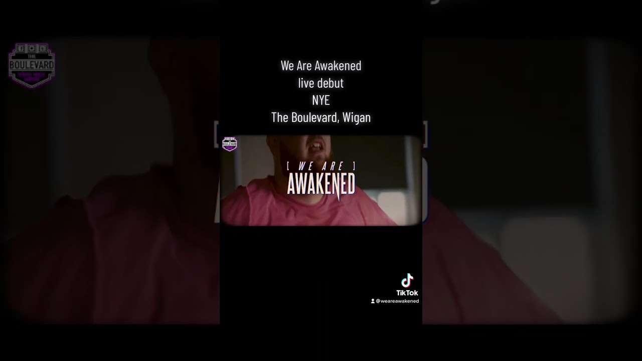 We Are Awakened live debut, NYE The Boulevard, Wigan #sinnergod #weareawakened #alternative