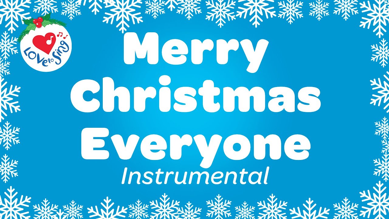 Merry Christmas Everyone 🎅 Sing Karaoke 🎤 Christmas Song 🎄 🔔