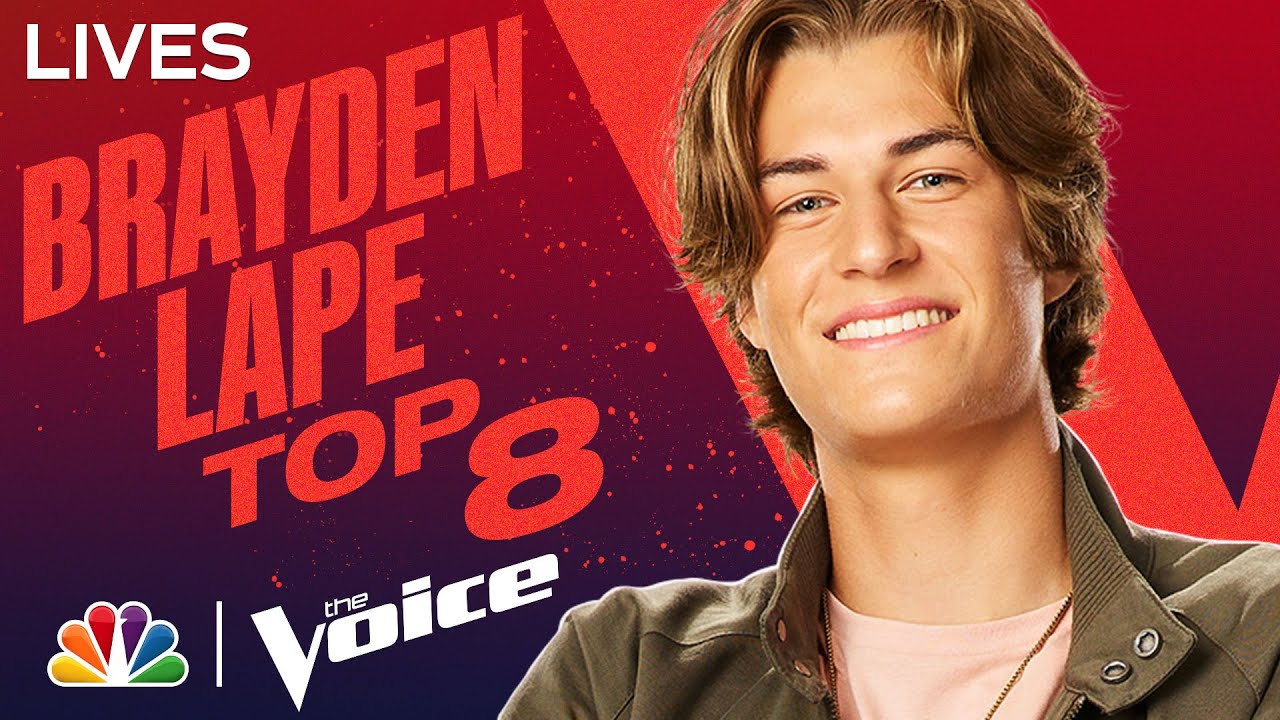 Brayden Lape Performs Brett Young's "In Case You Didn't Know" | NBC's The Voice Top 8 2022