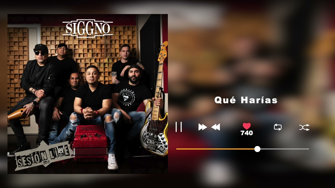 Siggno - Qué Harías - Sesión Live Vol.1  (Audio)