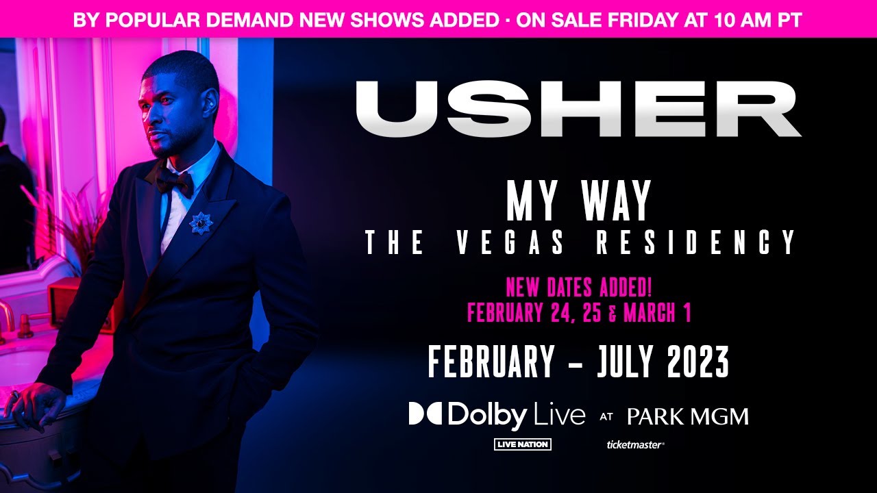 Usher My Way Vegas Residency - New Dates Added!
