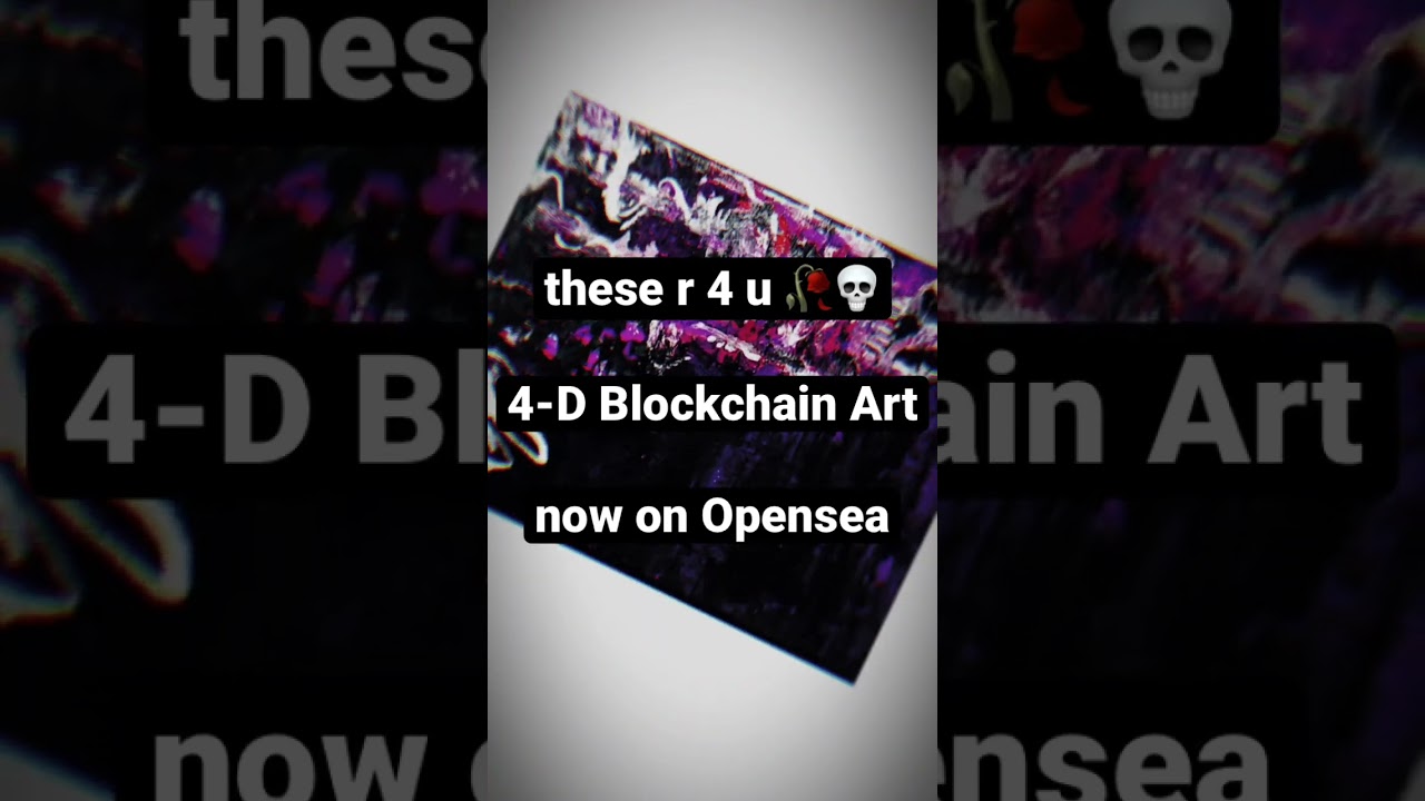 This is REAL art 💯 4-D Blockchain Pieces 🙀 #sahtyre #shorts #musicnft