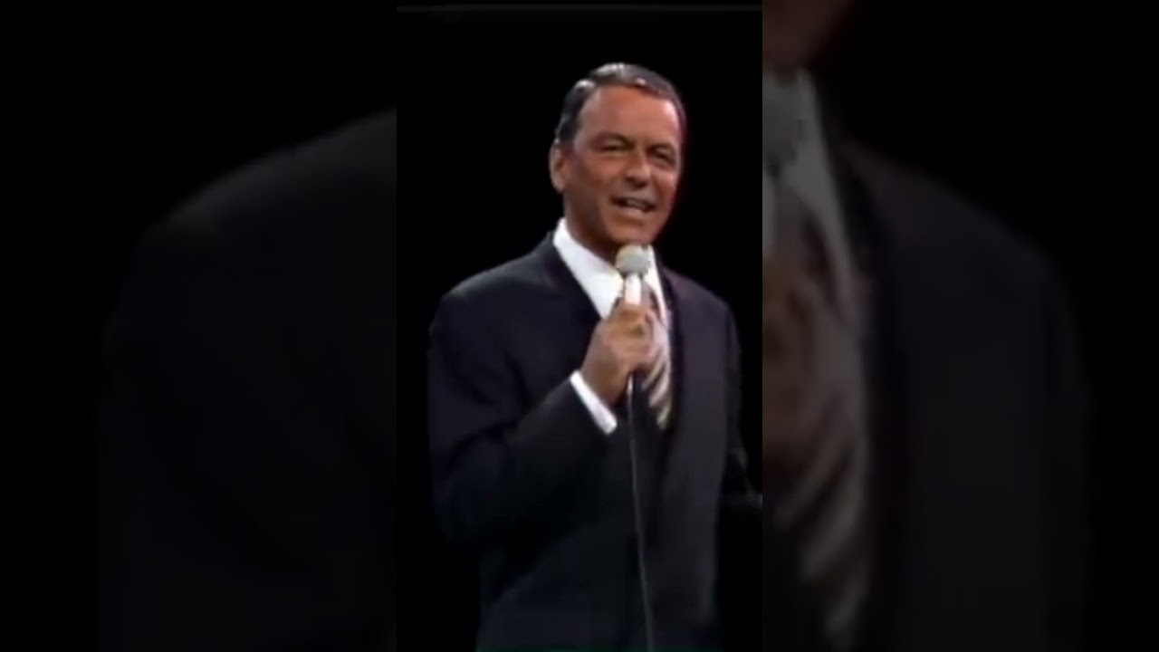 Frank Sinatra performing "For Once In My Life” in 1969 from the ‘Sinatra’ special 🎺