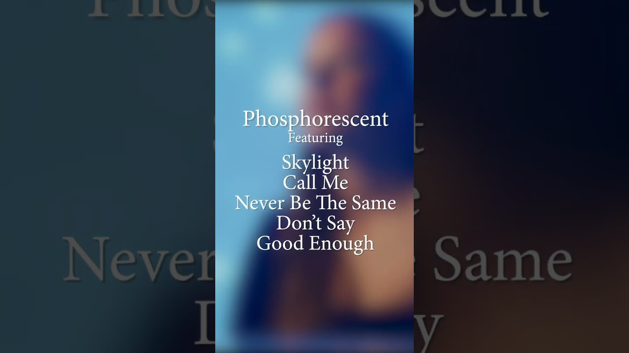 🌊Phosphorescent is out now!! 💙🤍