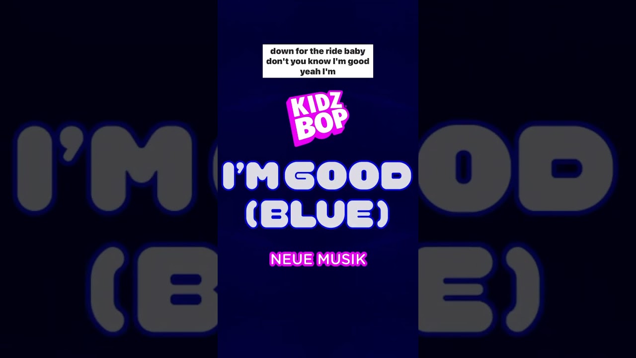 New single #ImGood is available now! 💙 Check out the link in the description to listen today!