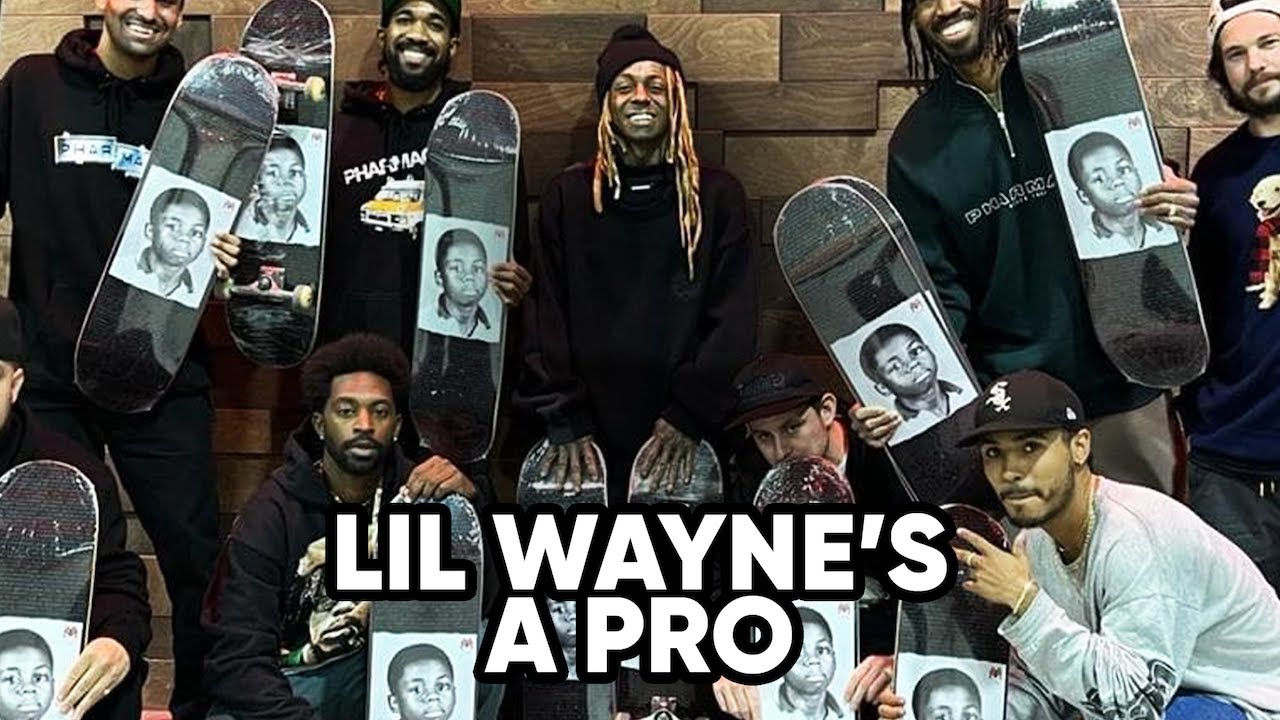 Lil Wayne Turns Pro For Tank You Skate Co. & Receives Pro Deck!