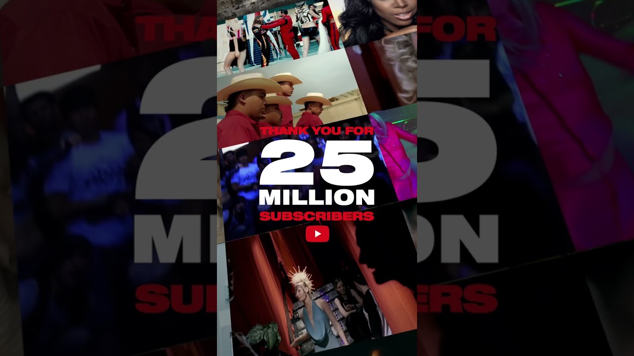 25 million subscribers on YouTube, no words...