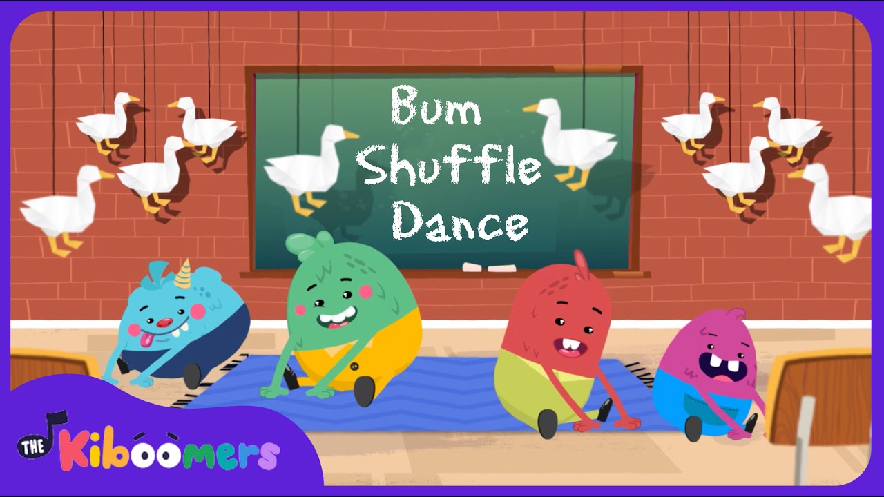 Bum Shuffle Dance - The Kiboomers Preschool Movement Songs for Circle Time