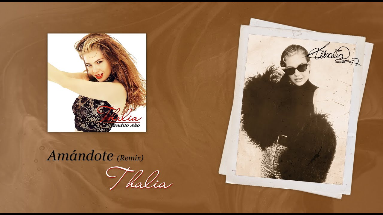 Thalia - Amandote (Remix) - (Official Audio)