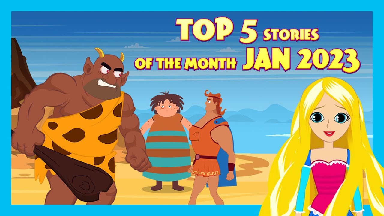Top 5 Stories Of the Month Jan 2023 - Kids Hut | Tia & Tofu Stories | Animated stories in English