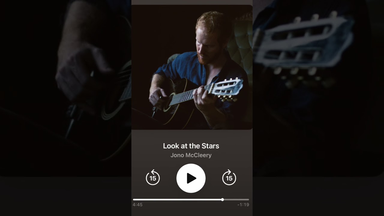 Preview new song ‘Look at the Stars’ at http://www.patreon.com/jonomccleery