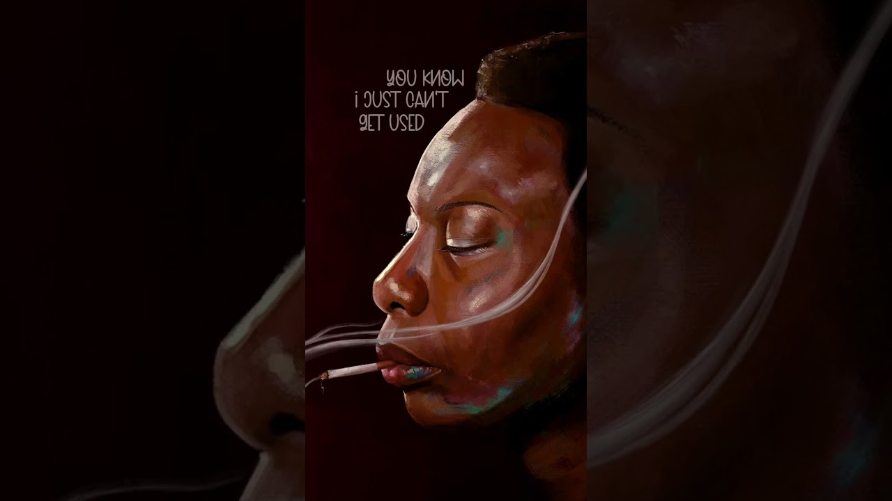 I just can’t get used to this loneliness… - #ninasimone #heaintcominhomenomore 🎨 by Ngabo D. Cesar