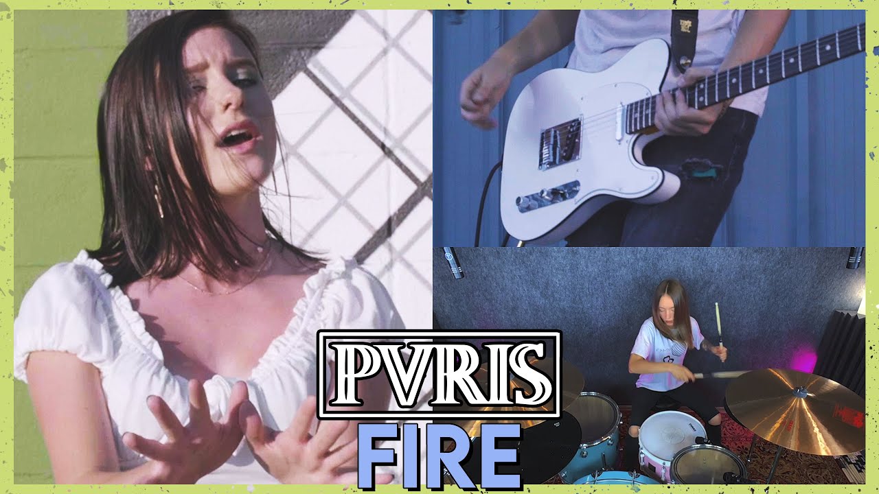 "Fire"- Pvris (Cover by First to Eleven Feat. @kriss_drummer )