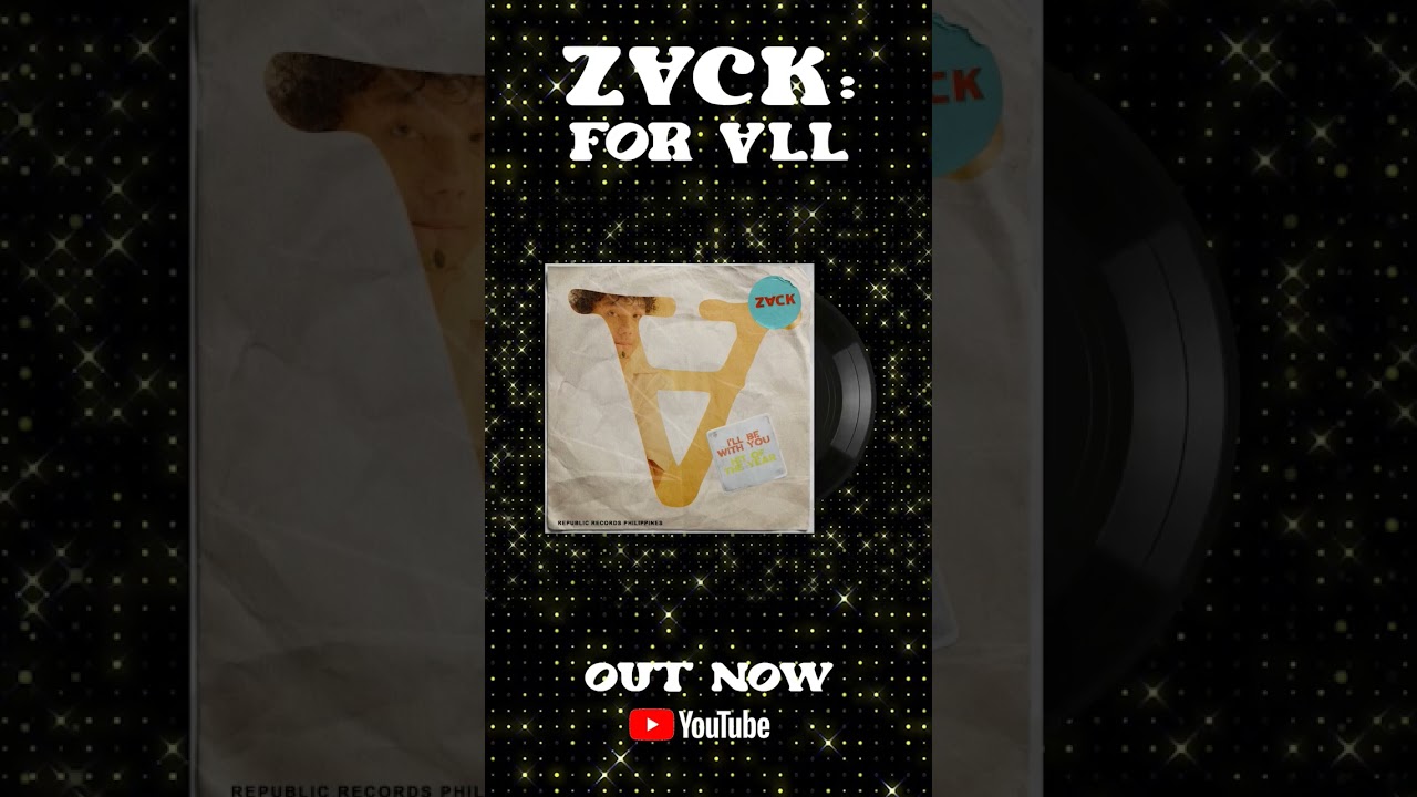 I'LL BE WITH YOU audio visualizer out now! #ZackTabudloFORALL #shorts