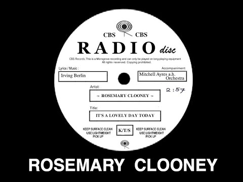 Rosemary Clooney "THE NEW SINGING STAR"  - March, 1951 (radio disc).