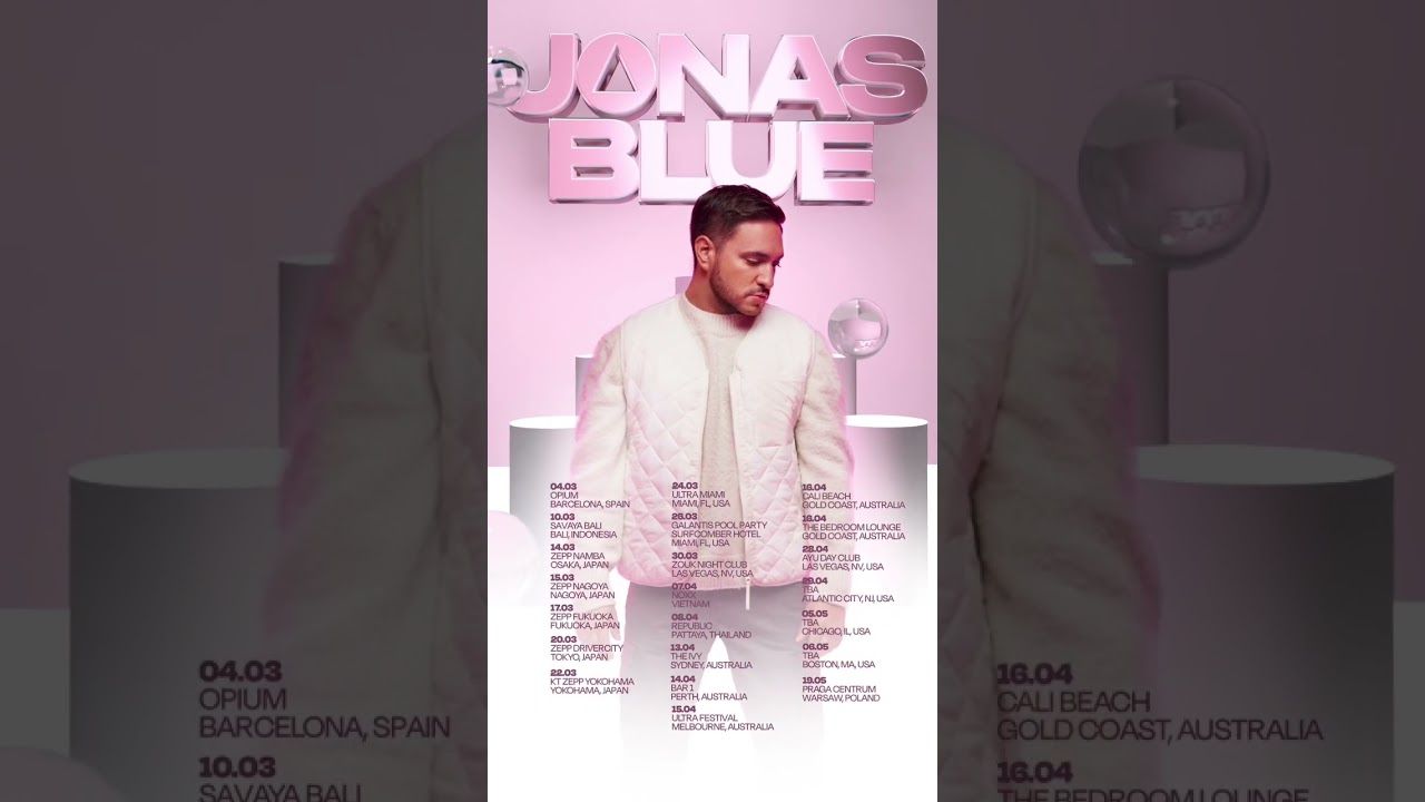 So who am I partying with this spring 2023? 💙 #jonasblue #electronicmusic #djgigs #dancehits