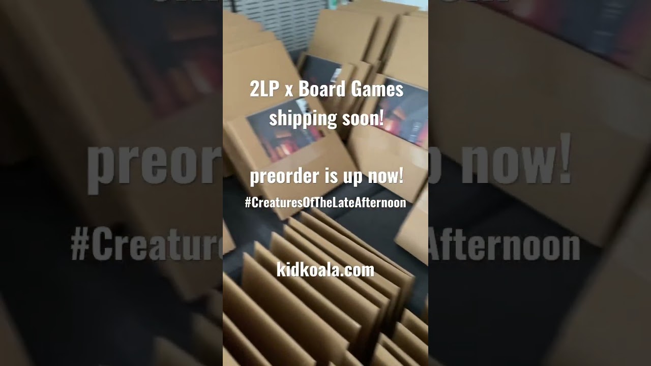 2LP x Board Games shipping soon! kidkoala.com