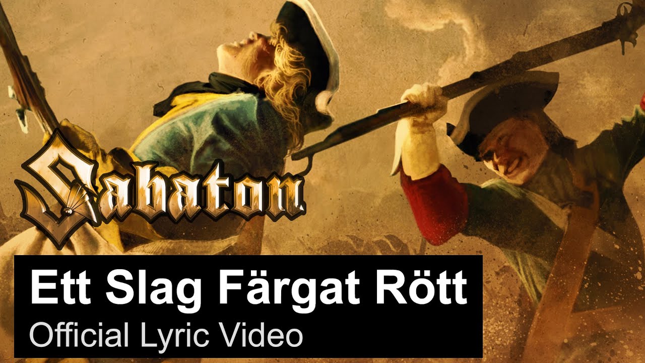 SABATON - Ett Slag Färgat Rött (Official Lyric Video)
