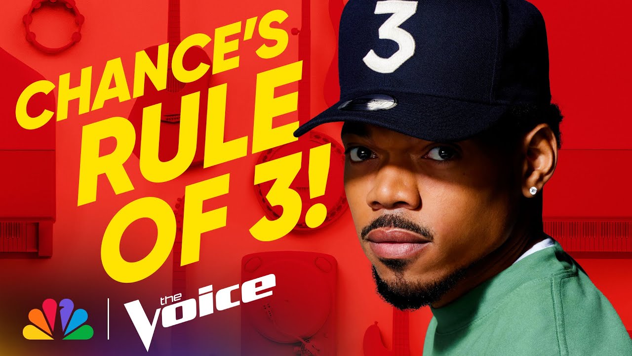 Chance the Rapper’s Favorite Things Come in Threes | The Voice | NBC