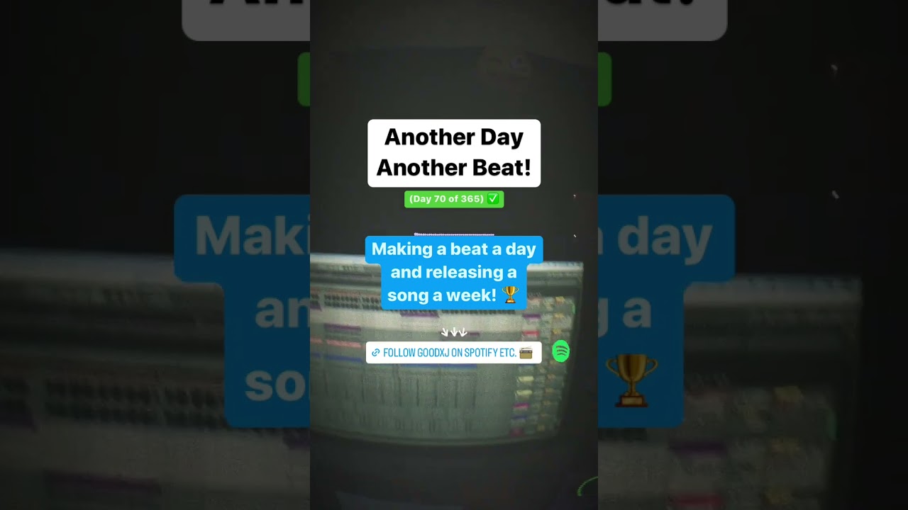 Another Day Another Beat! (Day 70 of 365) #shorts