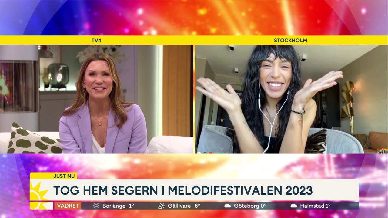 Loreen - Nyhetsmorgon interview (12.03.2023, TV4)