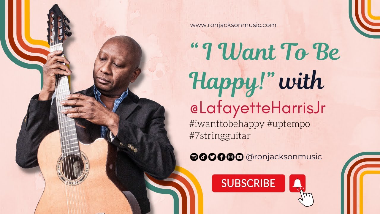 “I Want To Be Happy!” with @LafayetteHarrisJr  #iwanttobehappy #uptempo  #7stringguitar