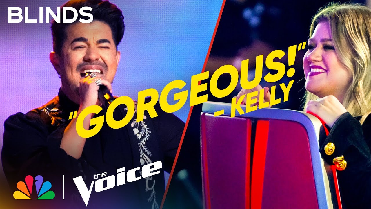 Marcos Covos' Heartfelt Performance of Selena's "Tú, Solo Tú" | The Voice Blind Auditions | NBC