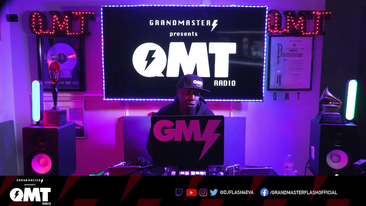 DJ Grandmaster Flash |  QMT Radio Live 8PM EST. / 5PM PT.