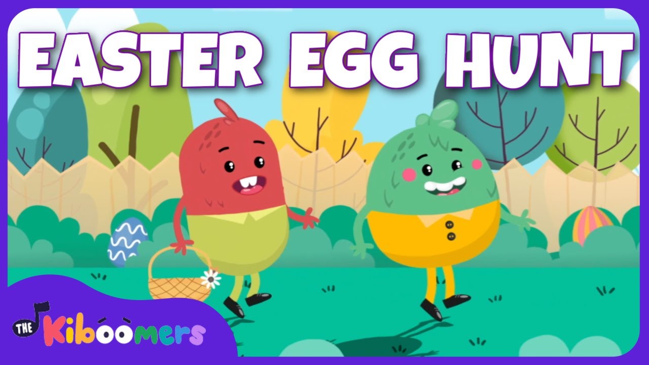 Going on an Easter Egg Hunt - The Kiboomers Kids Songs for Circle Time - Easter Song